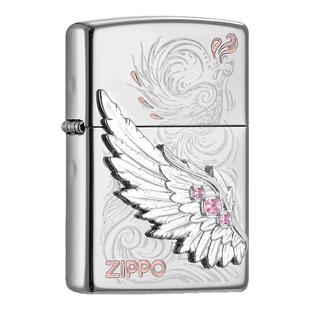 zippo打火机守护之翼 热恋之翼送男朋友春节新年礼物煤油防风火机