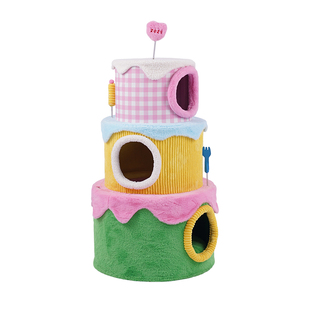 zeze宠物生日蛋糕猫爬架猫窝猫树一体通天柱猫抓板爬架子跳台