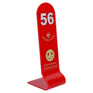 桌号牌立式台号餐桌饭店餐饮台卡餐厅号码座位号码牌立式亚克力定制双面餐牌号桌牌立牌数字叫号取餐点餐饭店