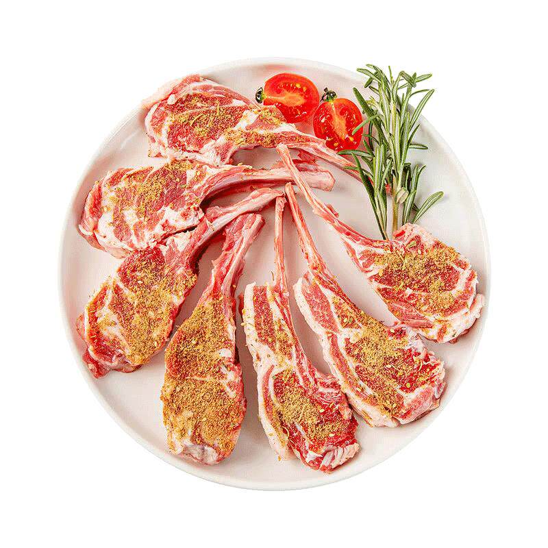 会员超市进口法式羊排1kg