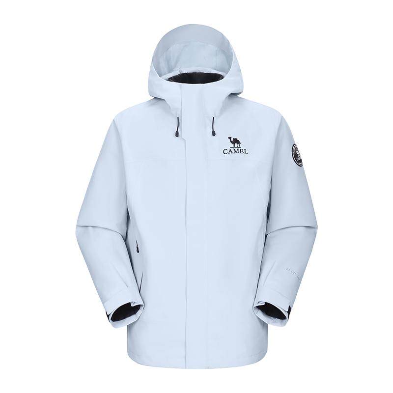 骆驼冲锋衣三合一羽绒服男女冬季新款羽绒内胆外套防风防水登山服