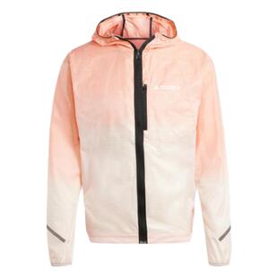 户外运动越野跑梭织皮肤衣连帽夹克外套男装adidas阿迪达斯TERREX