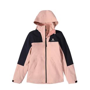 骆驼官方女装冲锋衣外套女三合一秋冬抓绒内胆保暖可拆卸冲锋衣