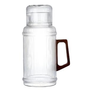 忆壶茶冷水壶玻璃耐高温大容量凉水壶家用水瓶客厅凉白开水杯套装