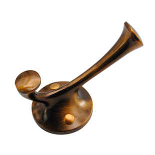 欧式咖啡仿古挂衣钩挂钩衣服架衣帽钩单钩壁挂墙壁进门衣柜挂钩