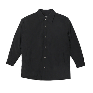 朴术男装秋冬季新款黑色中长款耐脏商务正装行政出勤夹克男士外套