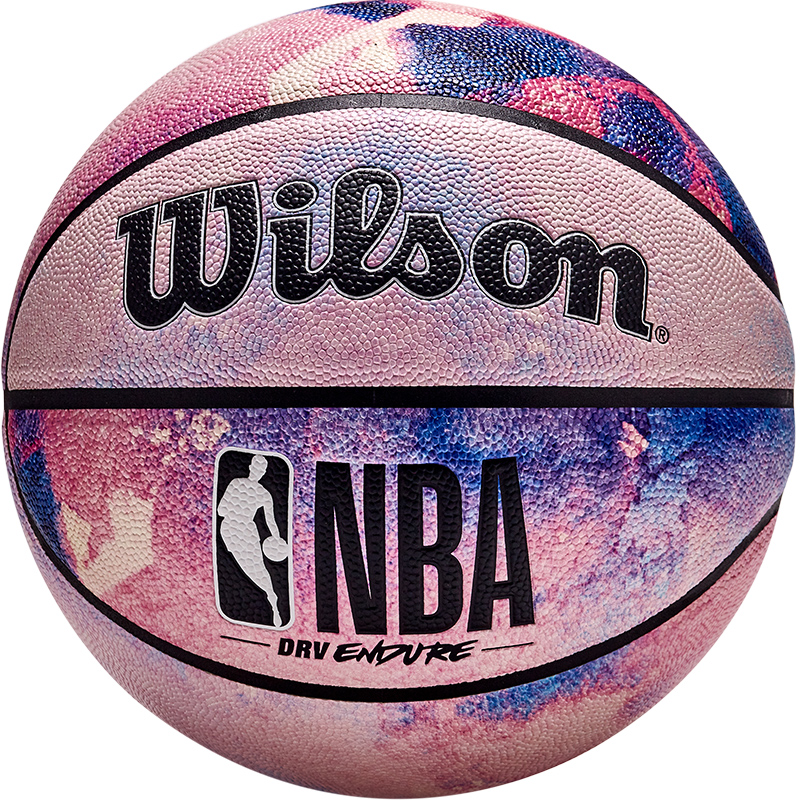 Wilson威尔胜官方NBA联名扎染7号标准室内外通用训练篮球礼盒礼物