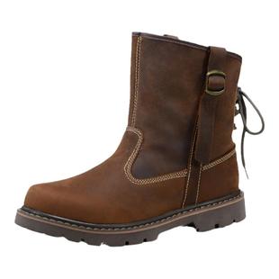 牛皮男靴马丁靴蒙古马靴透气工装靴骑士靴真皮机车靴中筒户外女靴