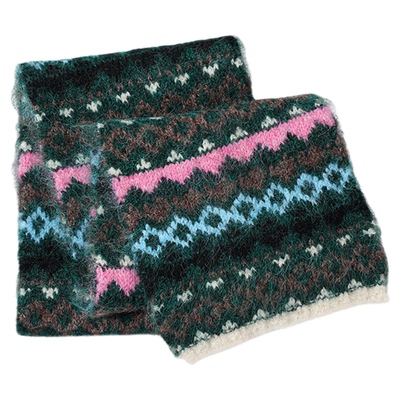 九木杂物社格纹围巾女款冬围脖学生保暖百搭秋冬格子披肩围脖新款