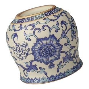 中国风仿古青花主人杯汝窑茶杯手工陶瓷品茗杯高档个人专用单杯子