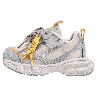 森马儿童运动鞋冬季男童女童时尚潮流百搭加绒加厚舒适软底老爹鞋