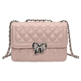 菱格绣线小包包女式2026新款高级感斜挎包夏天流行爆款链条小方包