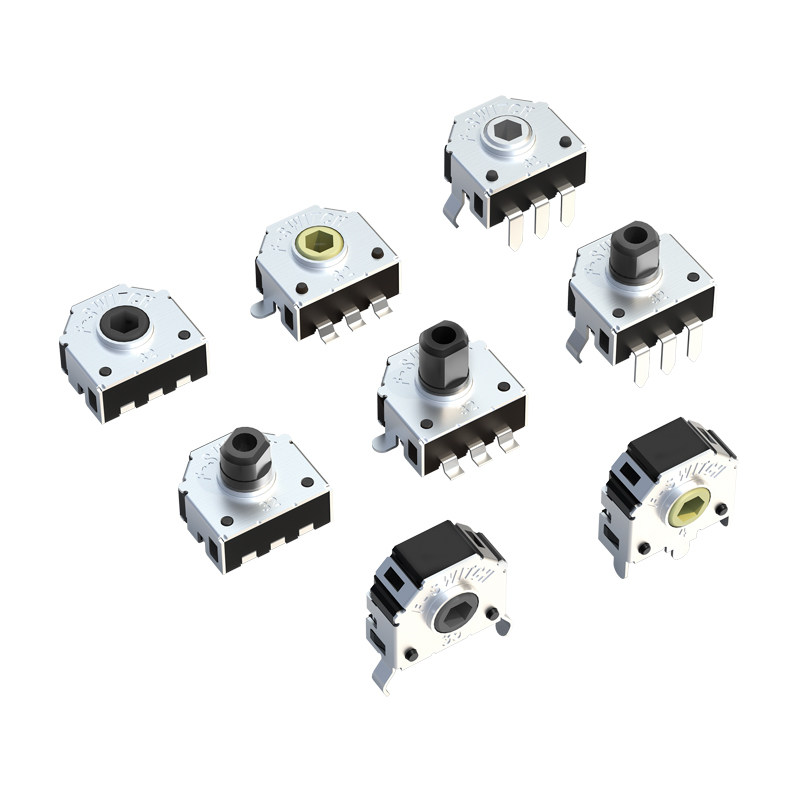 5只|小型手表旋转编码器带开关FSWQ脉冲TWS蓝牙耳机替EC05E编码器