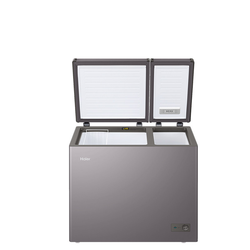 海尔双温冰柜365/368L一级家用小型冷藏冷冻两用卧室商用速冻冰箱