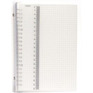 活页本B5笔记本可拆卸高中生专用不硌手大容量A4方格加厚本子线圈横线网格学生初中生错题本A5活页纸夹环外壳