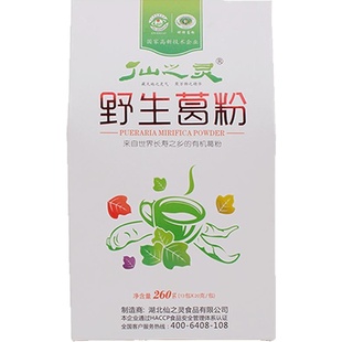 仙之灵 野生葛根粉钟祥葛粉代餐粉农家食品大洪山柴葛根地标260g
