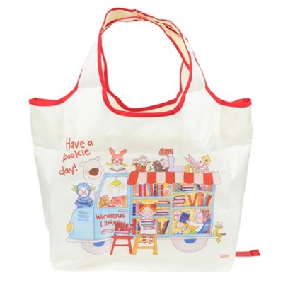 印花卡通可爱折叠购物袋