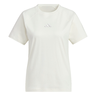 凉感休闲运动上衣短袖T恤女装夏季adidas阿迪达斯轻运动