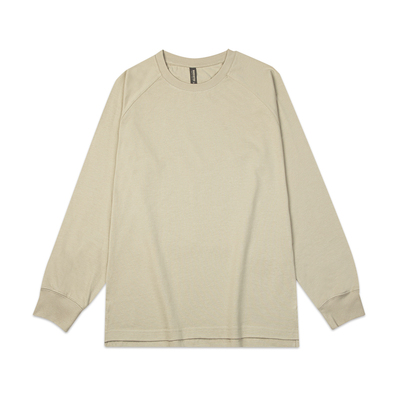 唔刃阿美咔叽重磅插肩袖纯棉T恤