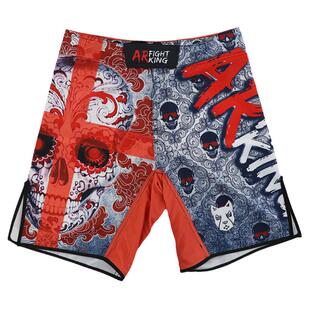 MMA搏击运动短裤UFC综合格斗训练沙滩健身柔术定制比赛跑步泰拳击