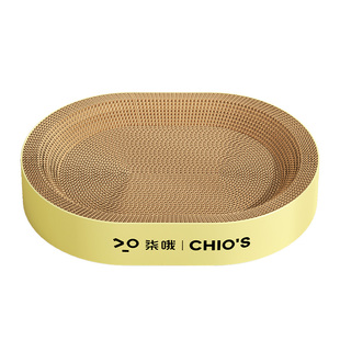 椭圆猫抓板猫窝一体耐磨耐抓不掉屑特大号瓦楞纸猫爪盆抓不烂玩具