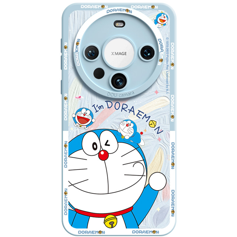哆啦a梦适用华为mate60pro手机壳60可爱mat卡通m60液态硅胶por全包50防摔40高级感70新款软女保护套mt外壳+十