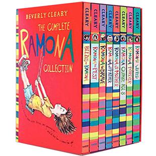 雷梦拉系列8册套装 Ramona and Her Father 1978年纽伯瑞银奖 Ramona Quimby Age 8 1982年银奖 英文原版儿童读物桥梁书 章节小说