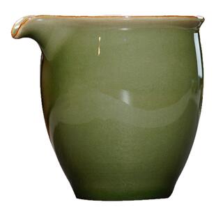 青瓷公道杯陶瓷高档手工公杯单个分茶器茶海龙泉弟窑功夫茶具配件