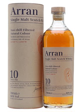 Arran艾伦10年700ML威士忌