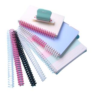可得优厚本大号装订环大容量22MM加厚大圈备考装订学习收纳多孔活页考试考研防爆本塑料装订扣30孔环A4A5B5