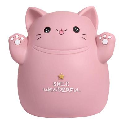 大容量招财猫只进不出储钱罐