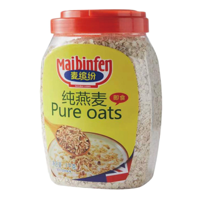 即食原味1000g罐装杂粮早餐麦片