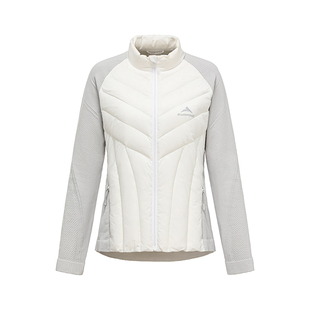 SURPINE松野湃美利奴羊毛针织羽绒内胆滑雪中间层女保暖滑雪夹克