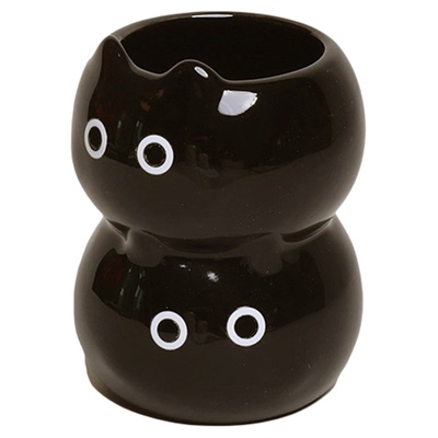 Lunabay澳大利亚家居ins陶瓷花瓶客厅可爱暹罗猫花瓶摆件创  LB51