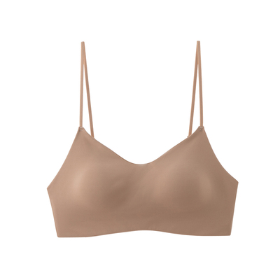 粉底液细肩带美背小胸聚拢文胸