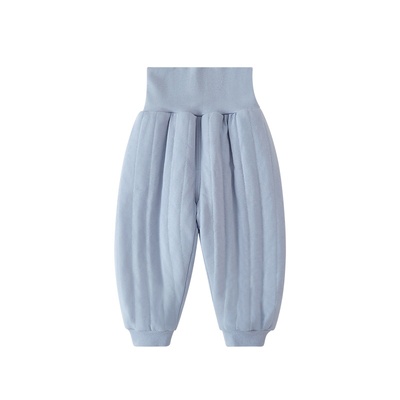 宝宝夹棉裤子秋冬季男童保暖裤