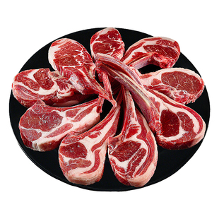 原切进口羊排4斤新鲜羊肉排骨肋条整块羊排冷冻生鲜烧烤食材顺丰