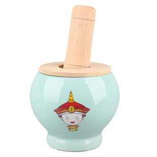 老式大号捣蒜器手动蒜泥神器压蒜器研磨器蒜泥器陶瓷家用蒜臼子