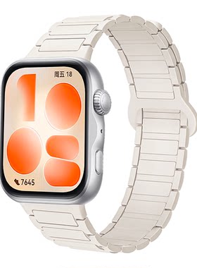 适用华为FIT5/4工装磁吸硅胶表带