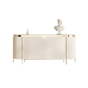 意式极简餐边茶水柜岩板入户玄关装饰柜轻奢多功能鞋柜储物收纳柜