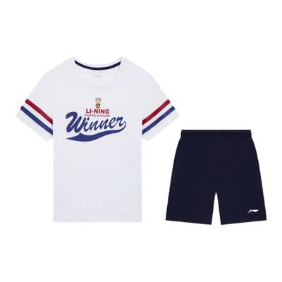 李宁正品新款儿童运动休闲套装清仓特卖YATS023/YWBT015