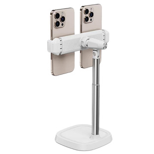 Kini三机位手机支架桌面直播专用视频拍摄架子懒人通用俯拍自拍抖音支撑架可升降旋转手机架2026新款