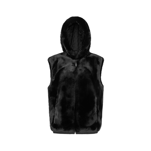 MOOSE KNUCKLES BUNNY 女士毛绒连帽时髦随性马甲