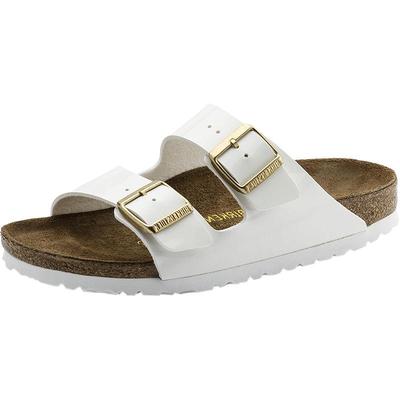 BIRKENSTOCK勃肯漆皮双扣拖鞋