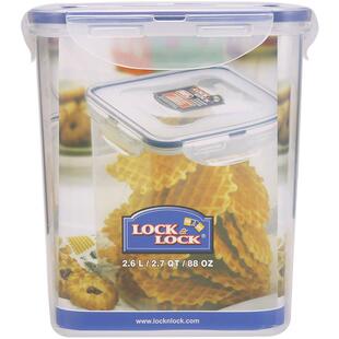 乐扣乐扣 普通型塑料保鲜盒密封正方形 食物冰箱收纳 HPL850组合