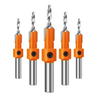 沉孔钻头锥孔螺丝安装钻头阶梯钻沙拉钻螺丝开孔器木工开孔器钻头