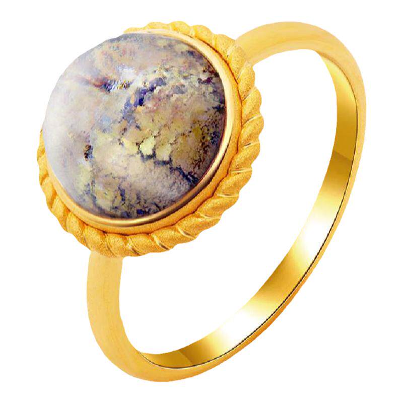 justgold紫醉足金戒指