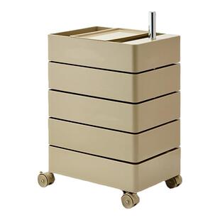 德国cheei | 桌下收纳柜移动旋转床头柜推车边几储物柜抽屉柜子