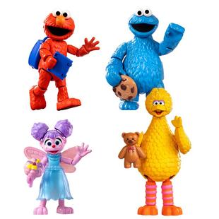 布鲁可积木人芝麻街伙伴神奇版艾摩大鸟55周年官方周边玩偶手办新