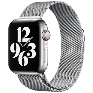 【官网同款】适用苹果S11手表带米兰尼斯S10智能S9金属appleiwatch9女SE腕带男S7磁吸高级ultra运动S6夏新款